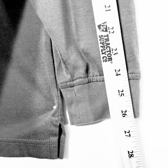 Oxford Golf Polo Pullover Tennis Classic Shirt Gray Lg Quarter-Zip Long Sleeve - Picture 9 of 11